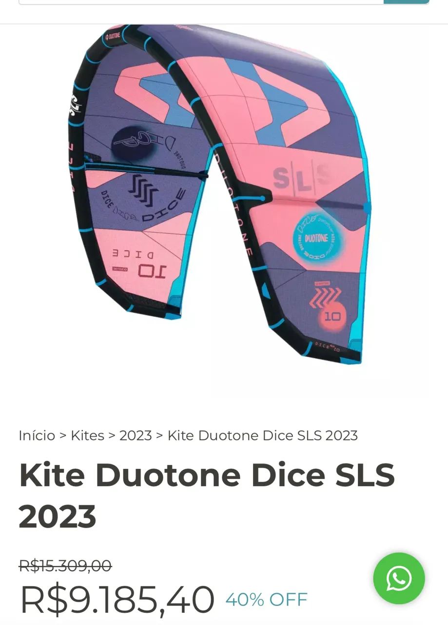Kite Duotone Dice SLS 9 2023 - Foto 2