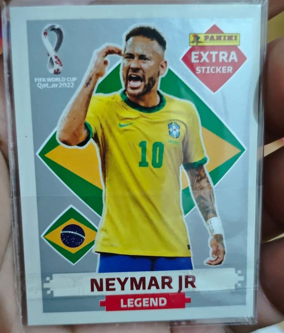 Neymar Jr. Legends Dourada, Prata, Bronze, Bordô Copa22 - Foto 2