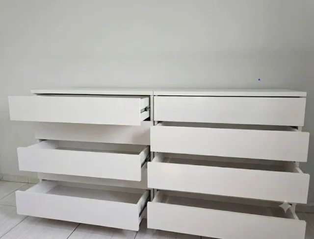 2 Cômodas Branca 5 Gavetas cada - Foto 3