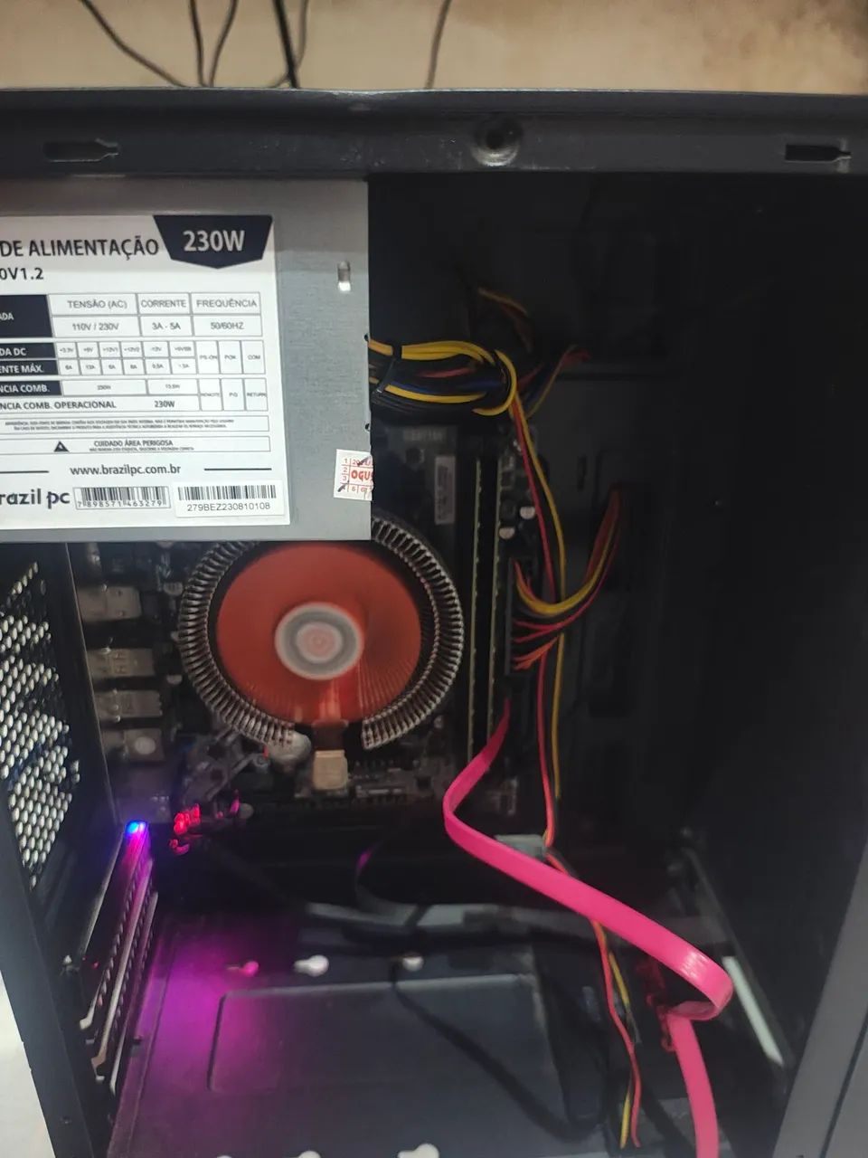 Gabinete de CPU Completo SSD, RAM, Processador