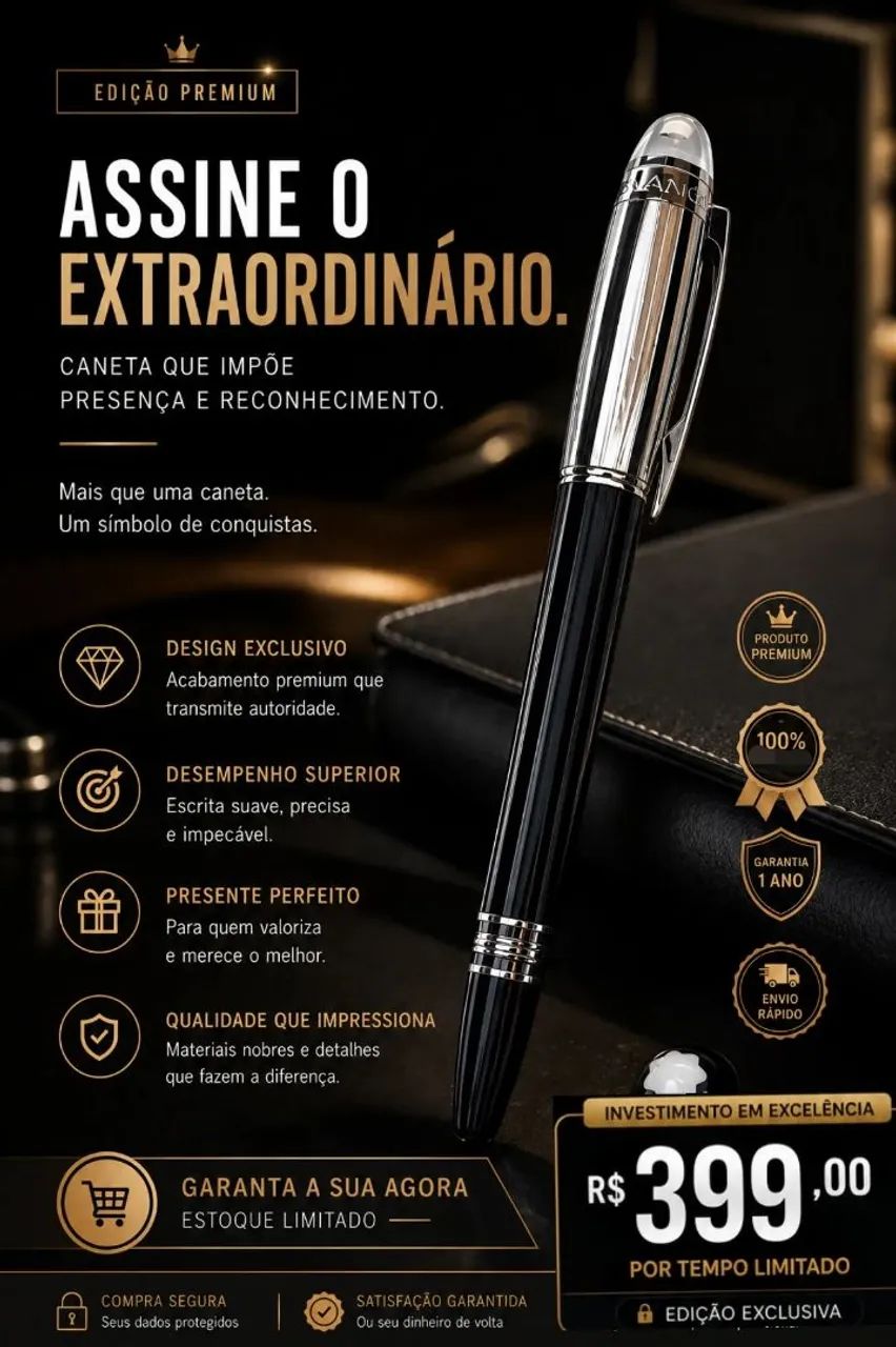 Caneta Mont Blanc