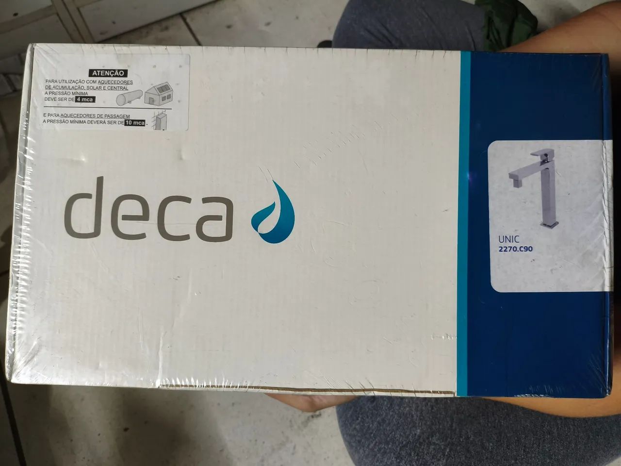 Torneira Deca Unic cromada monocomando 2270 C90 lacrada
