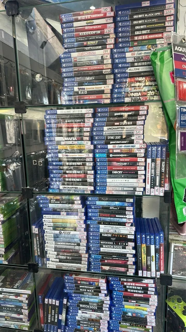 Jogos para ps5, ps4, ps3 e Xbox One e 360 em oferta