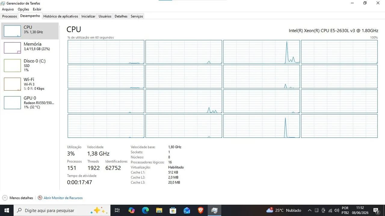Kit Xeon 2630L V3 (unlockturbo boost) - Foto 3