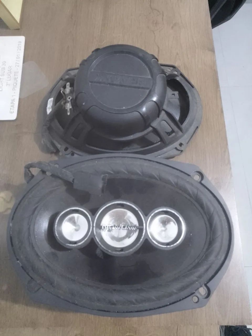 6x9 Bravoxx 220w rms funcionando 