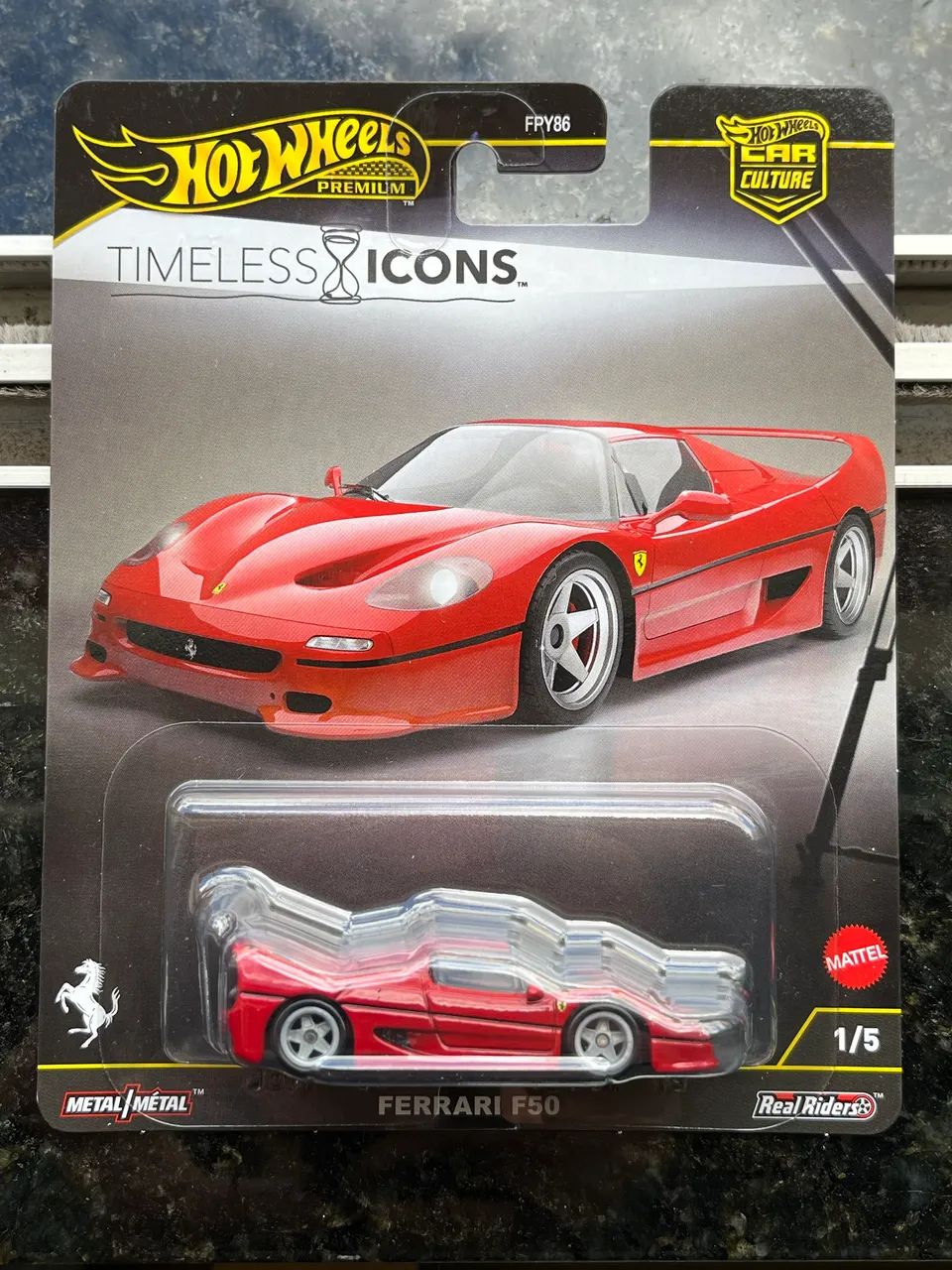 FERRARI F50 Hot Wheels Premium car culture timeless icons