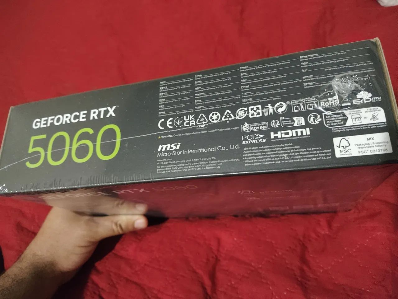 RTX 5060 MSI Shadow 8GB GDDR7 Nova Lacrada - Foto 3