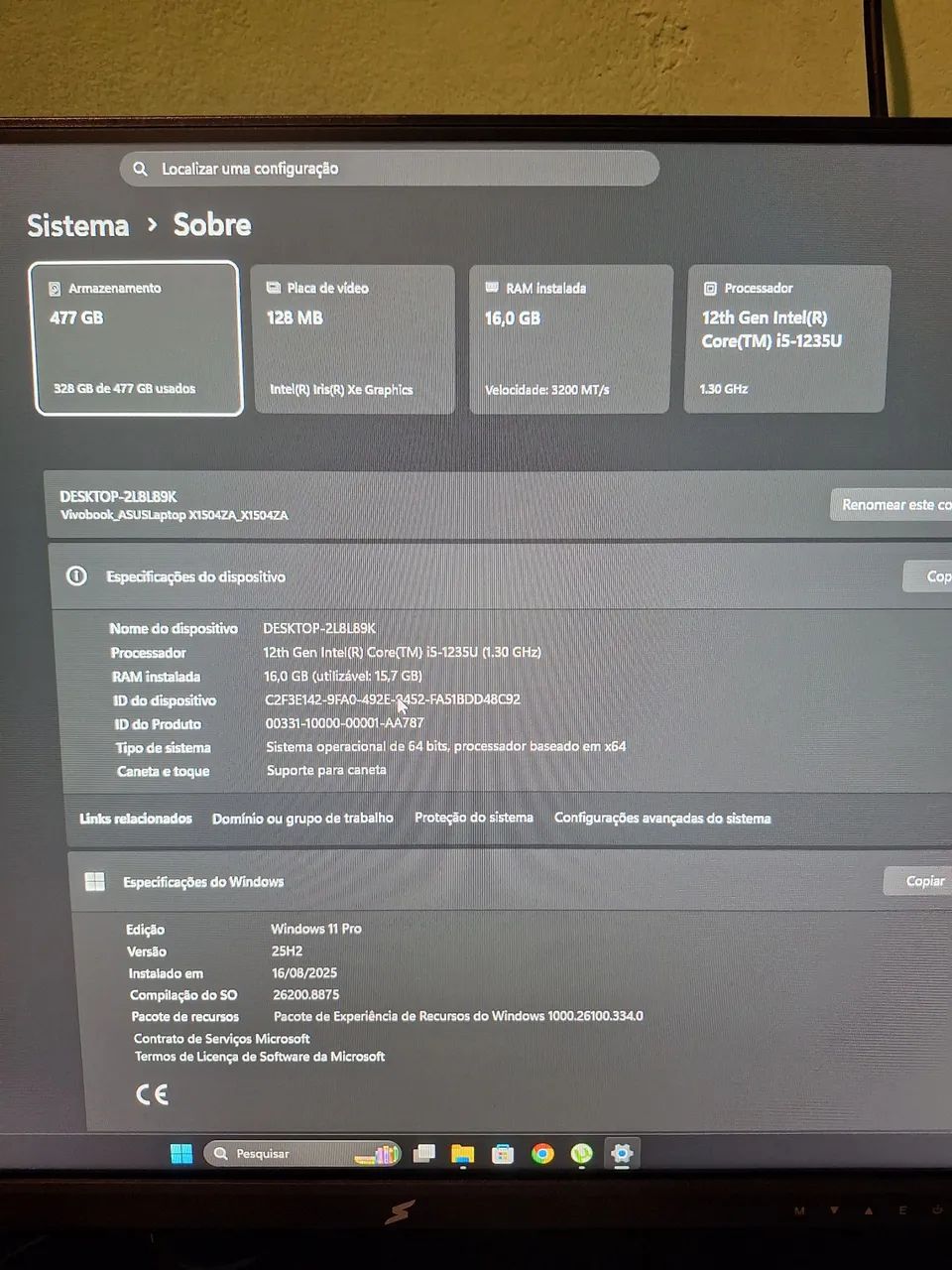 Setup Asus vivobook monitor - Foto 5