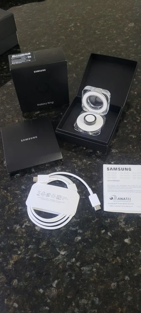 SAMSUNG GALAXY RING  tamanho 7 black - Foto 2