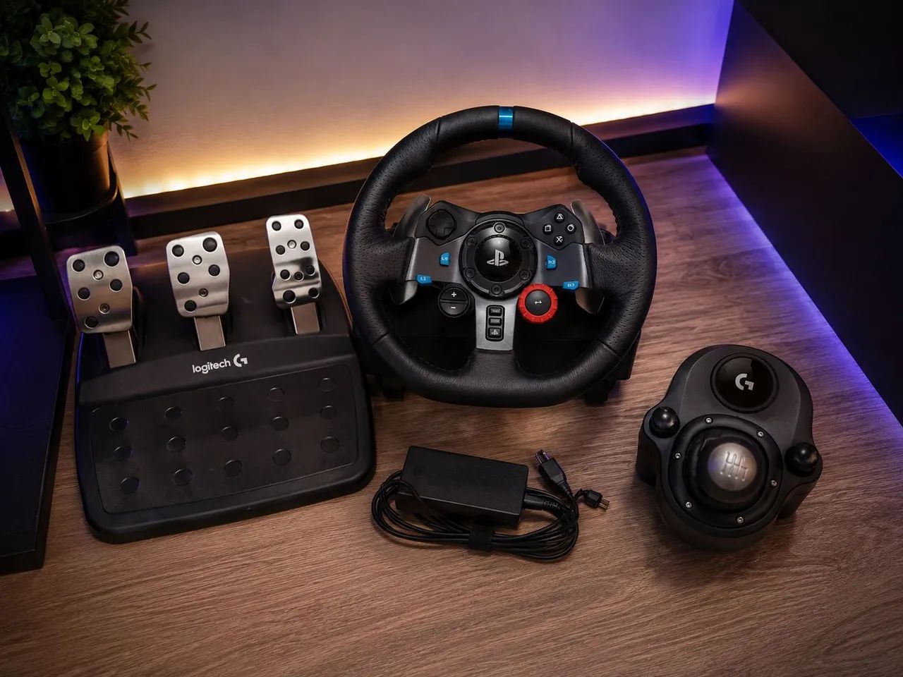 VOLANTE LOGITECH G29 COM CAMBIO E PEDAIS