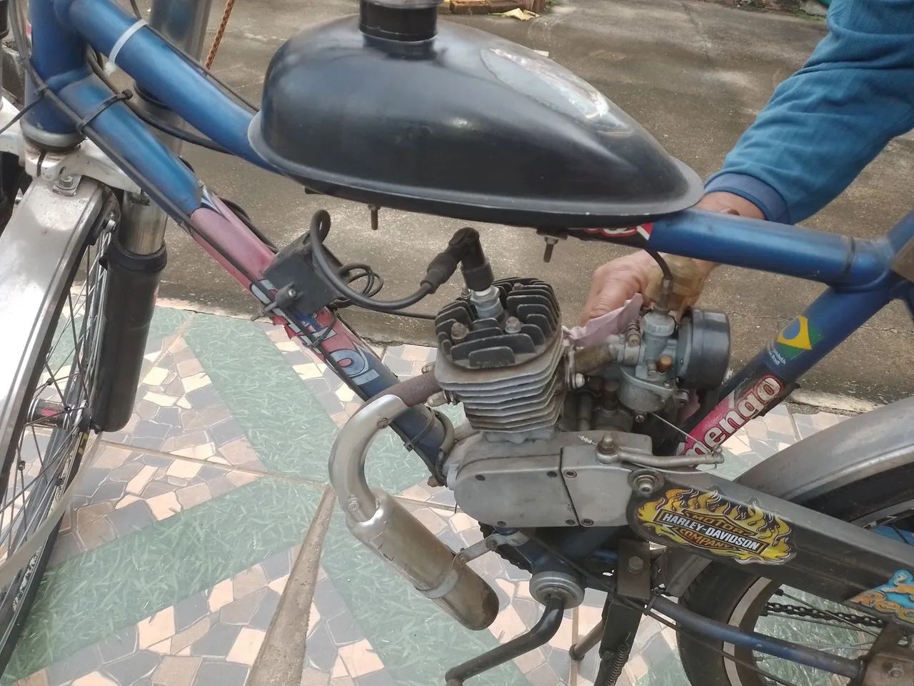 Bicicleta motorizada só pega e andar  - Foto 2