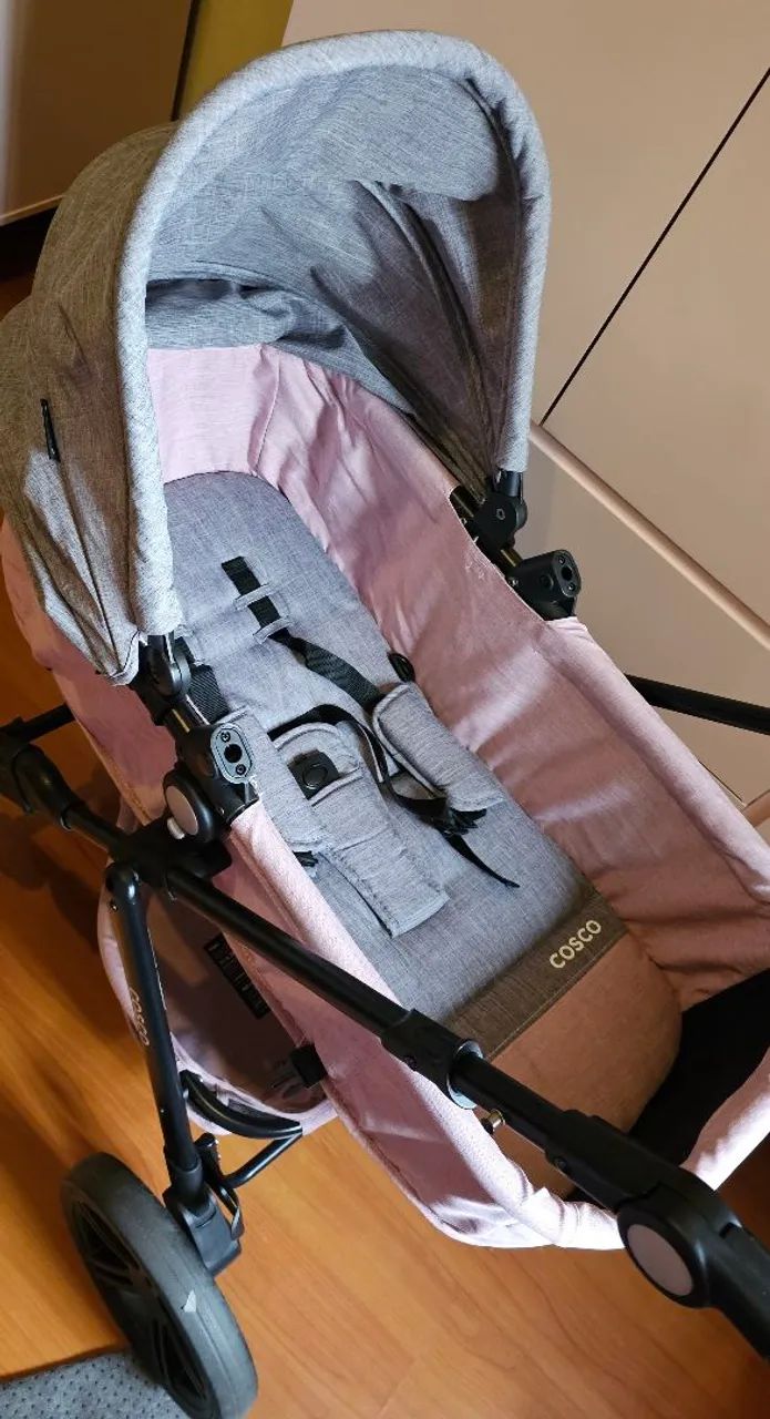 Carrinho Moisés e bebê conforto Cosco - Foto 3