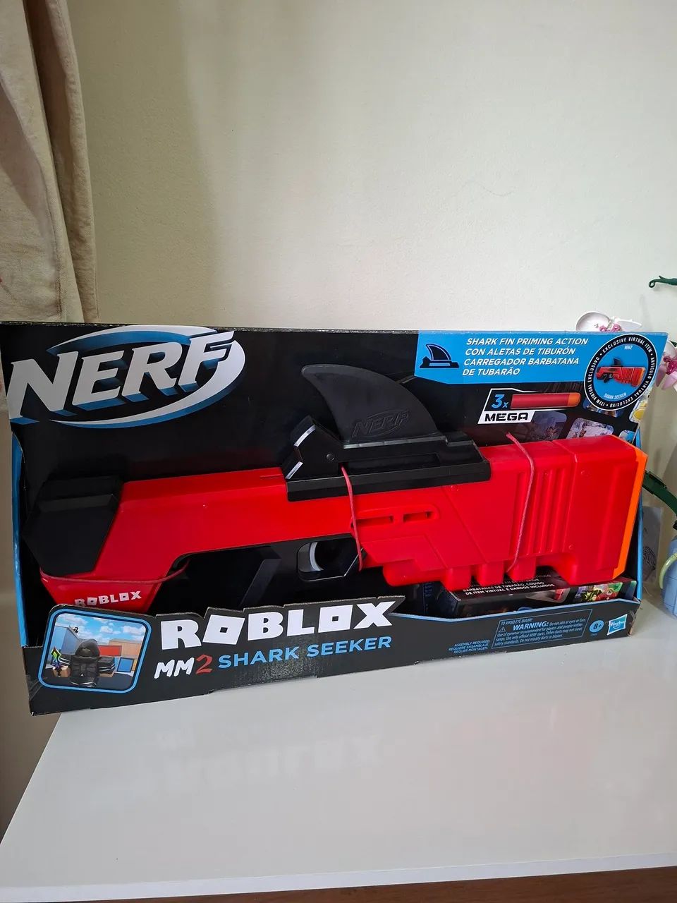 Nerf Sharkseeker Roblox MM2 sem código 