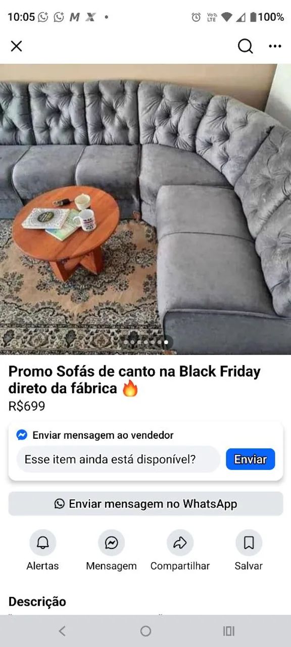 Sofá de canto novo direto da fábrica  - Foto 2