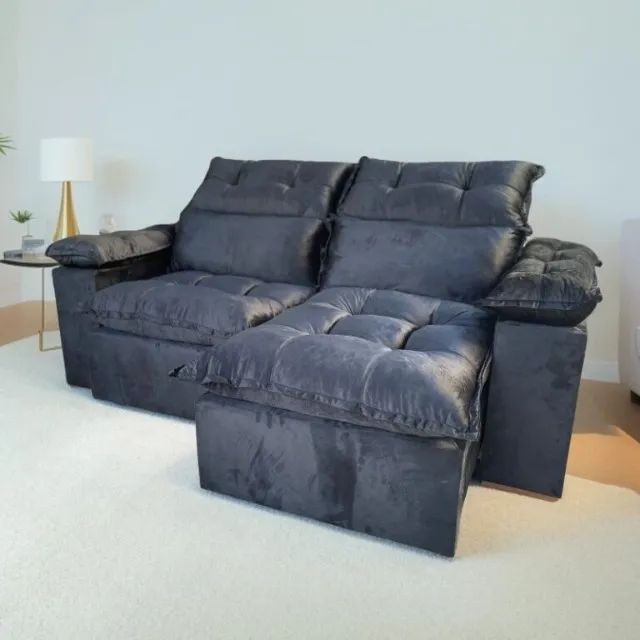 Sofá Retrátil e Reclinável Imperial 2,00 m  Novo!!  Pronta Entrega!! - Foto 3