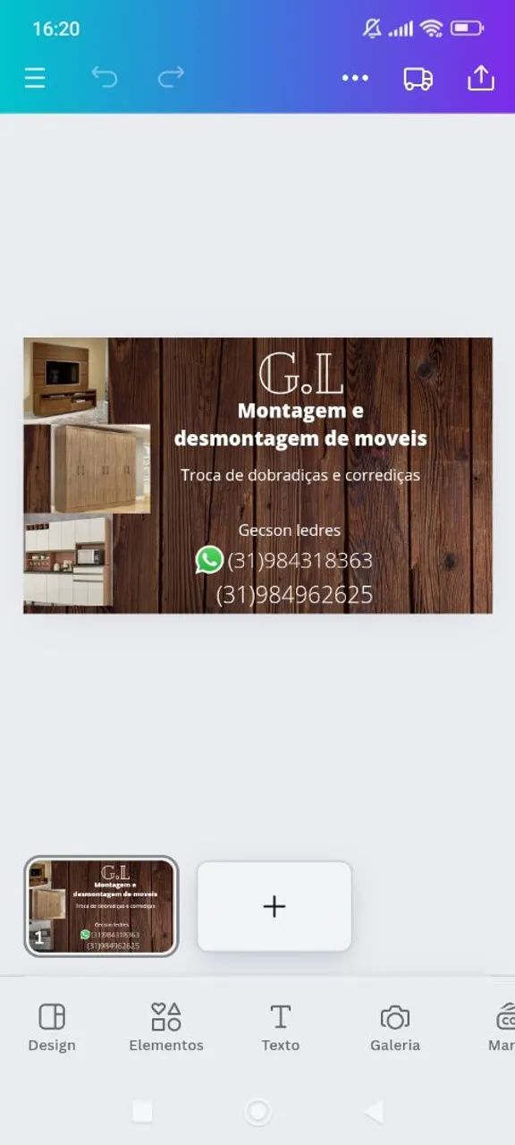 Montagens e desmontagem de móveis em geral