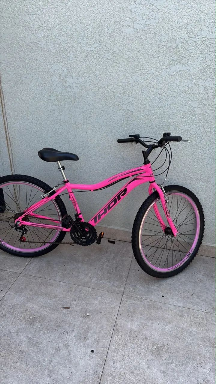 Bicicleta Track Aro 26 Rosa nova - Foto 2