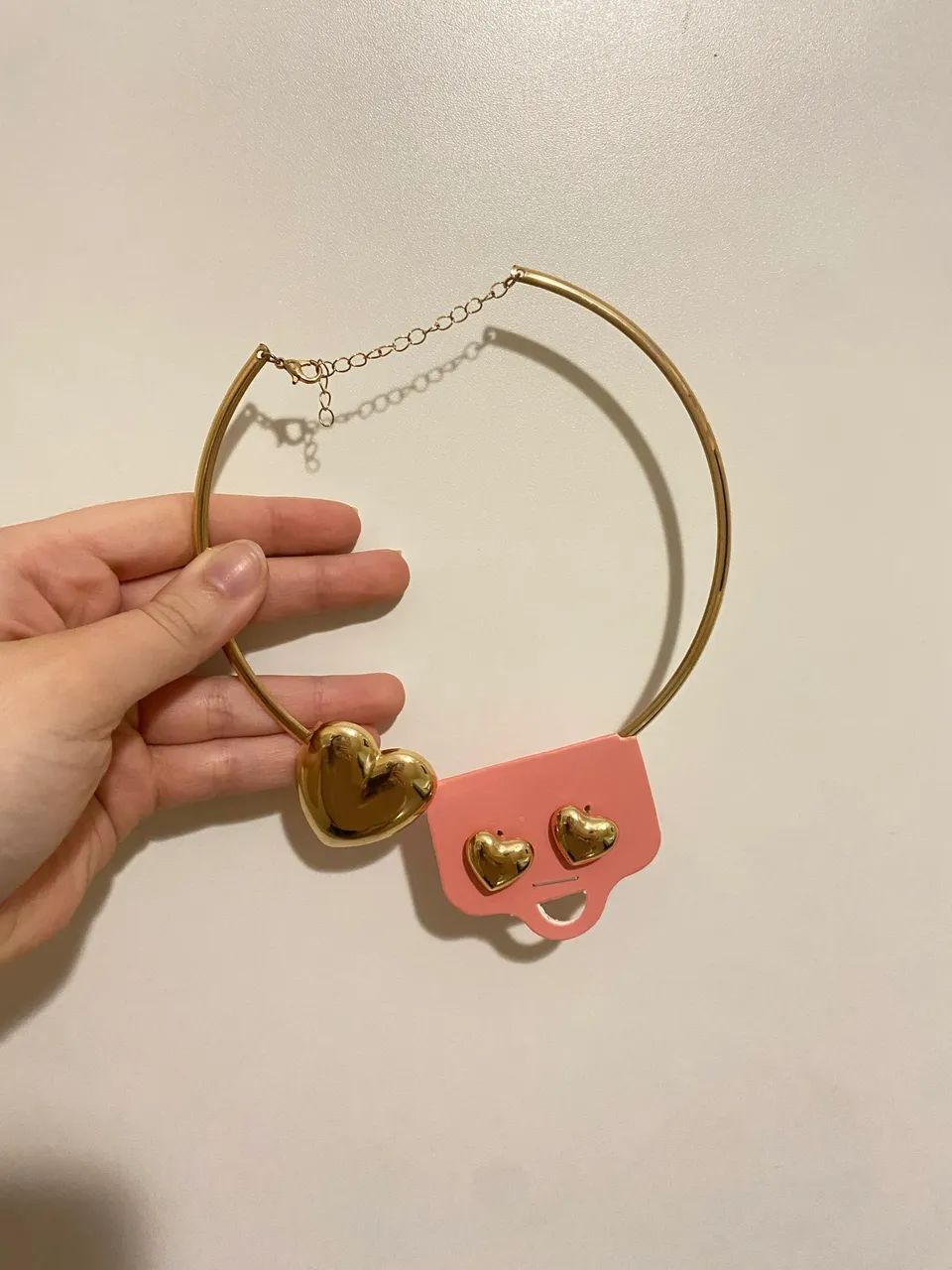 conjunto de colar e brincos (bijuteria fina ) - Foto 3