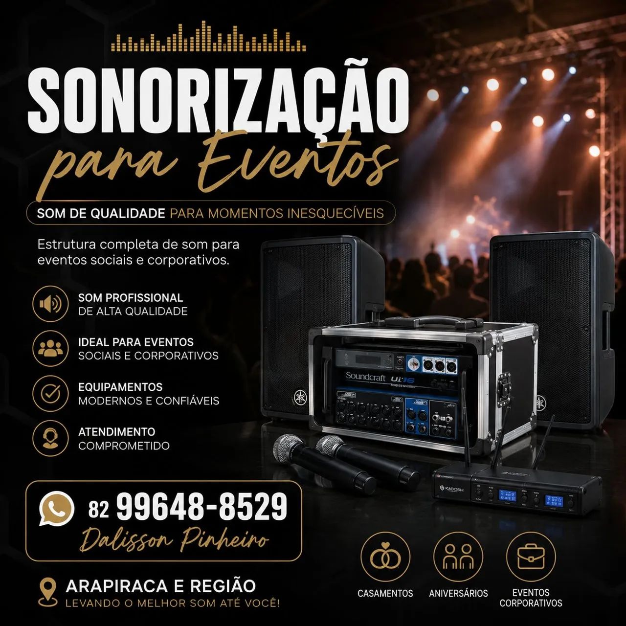 SONORIZAÇÃO PARA EVENTOS - Foto 2