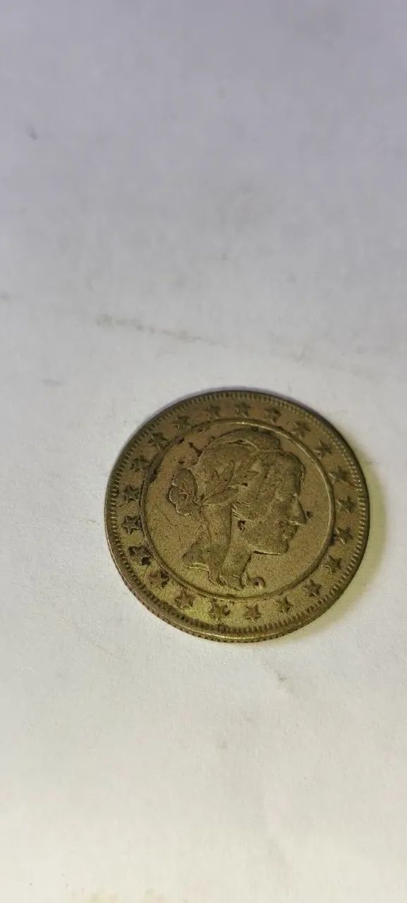  moeda Prata 2.000 Réis do ano de 1924 - Foto 4