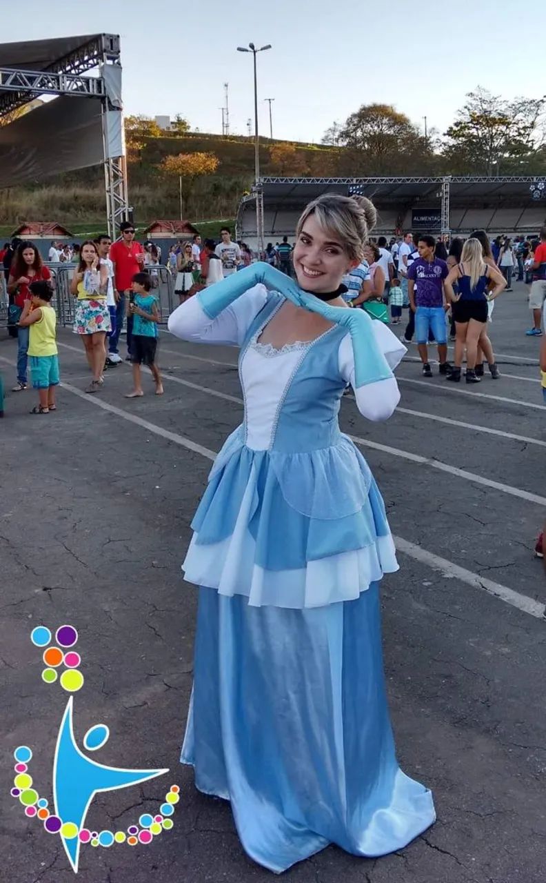 Vestido da Princesa Cinderela 