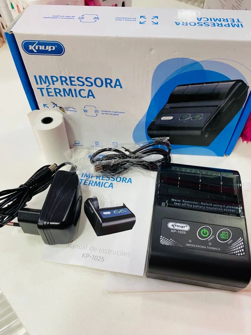 Leitor de código de barras e impressora - Foto 3