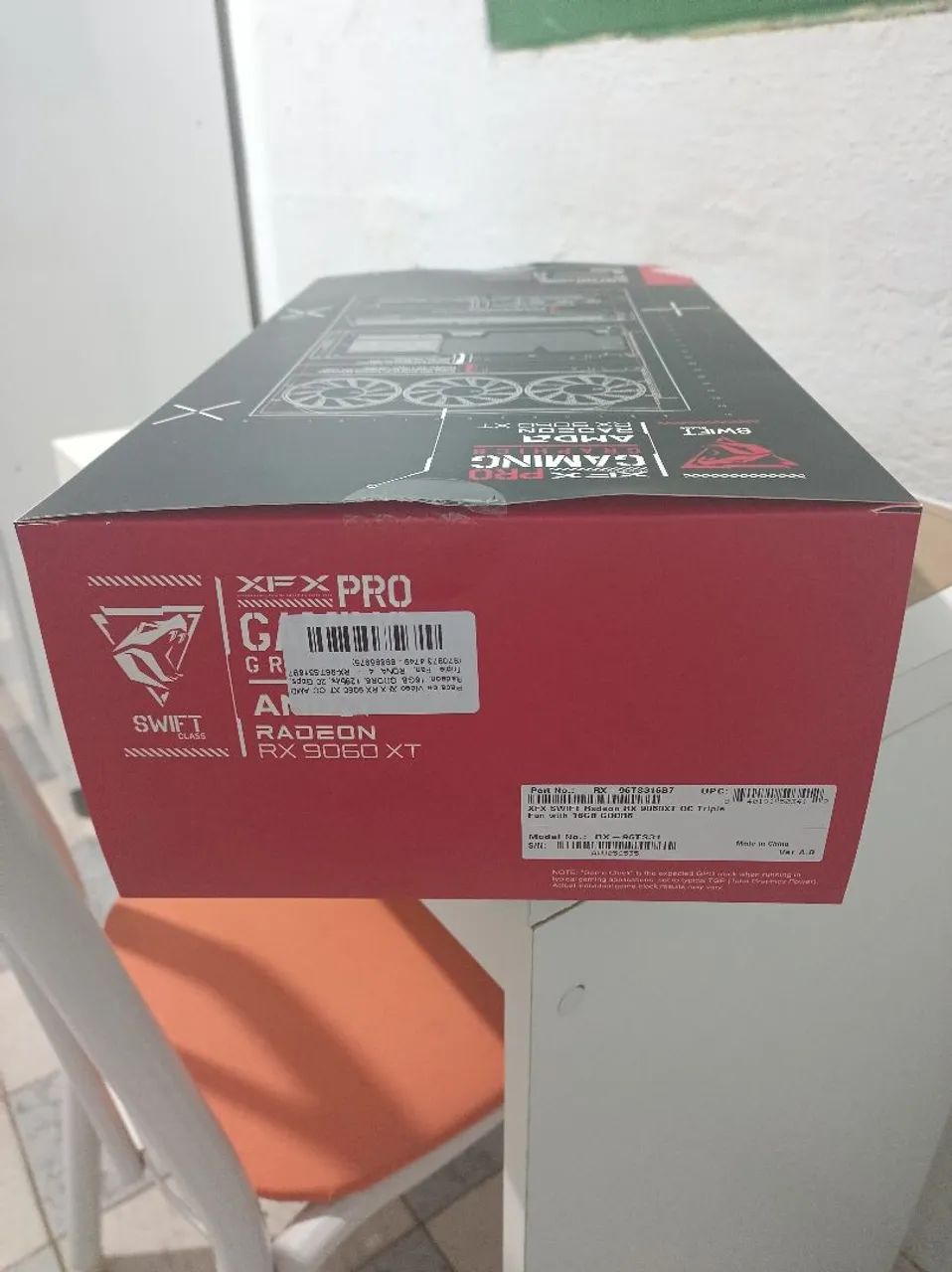 Placa de vídeo XFX RX 9060 XT 16GB Triple Fan OC | aceito troca por modelo inferior - Foto 6