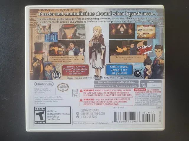 (Usado) Professor Layton vs Phoenix Wright - 3ds - Foto 4