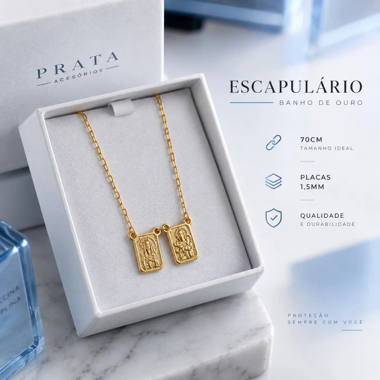Escapulário 70cm(Novo)(Envio OlxPay) - Foto 2