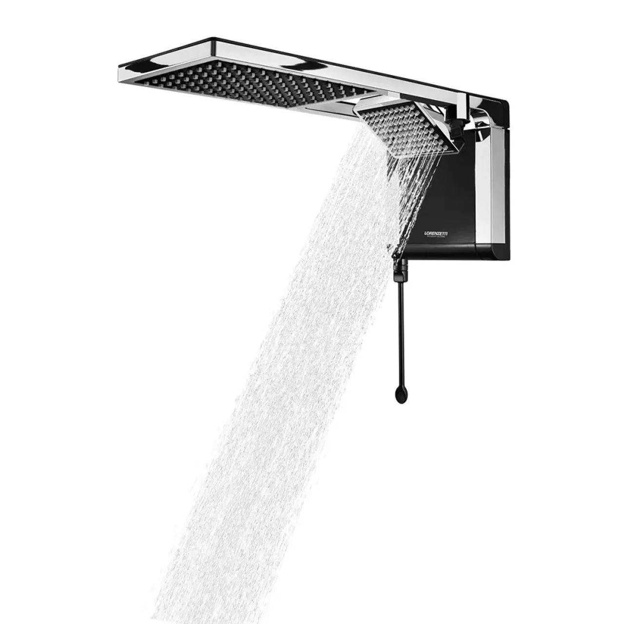 Chuveiro Acqua Duo Flex 6800w 220v Preto/Cromado Lorenzetti - Foto 2