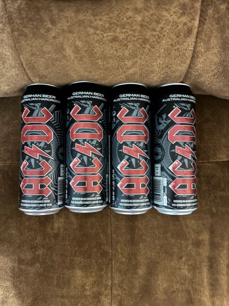 Kit Cervejas rock AC/DC 568ml