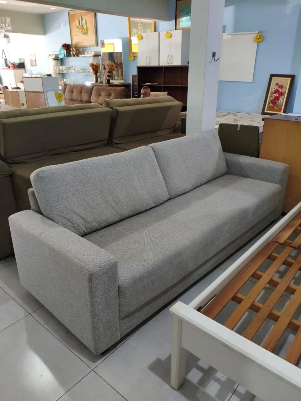 Sofá living 3 Lugares  - Foto 3
