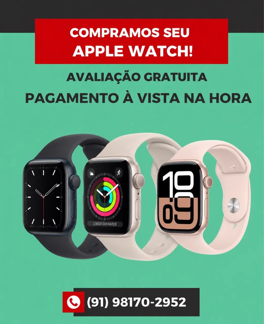 Compramos seu Apple Watch 