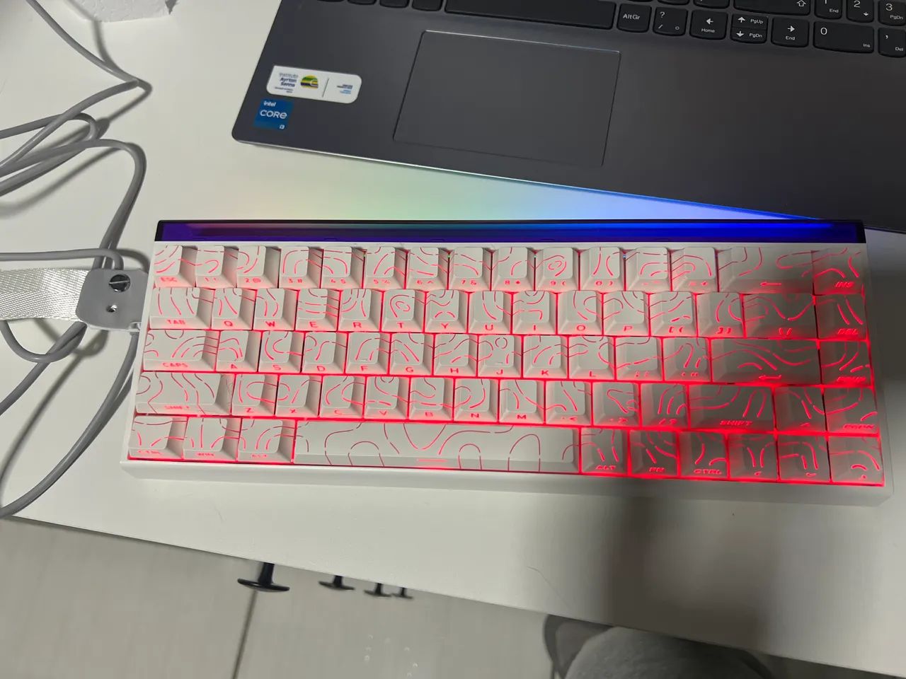Teclado magnético AULA Hero68HE