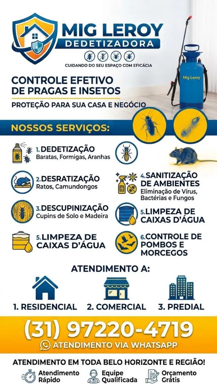 Dedetizadora Mig Leroy 