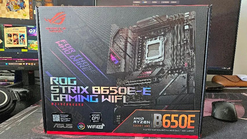 Placa mãe AM5 ASUS rog strix B650E-E