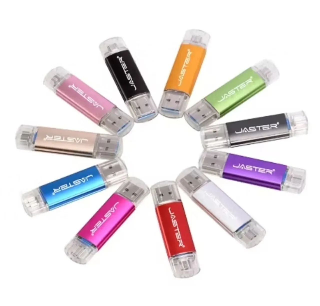 Pen Drive 64GB USB 2.0 Micro USB Tipo C (3 em 1) - Entrada Celular! - Foto 3