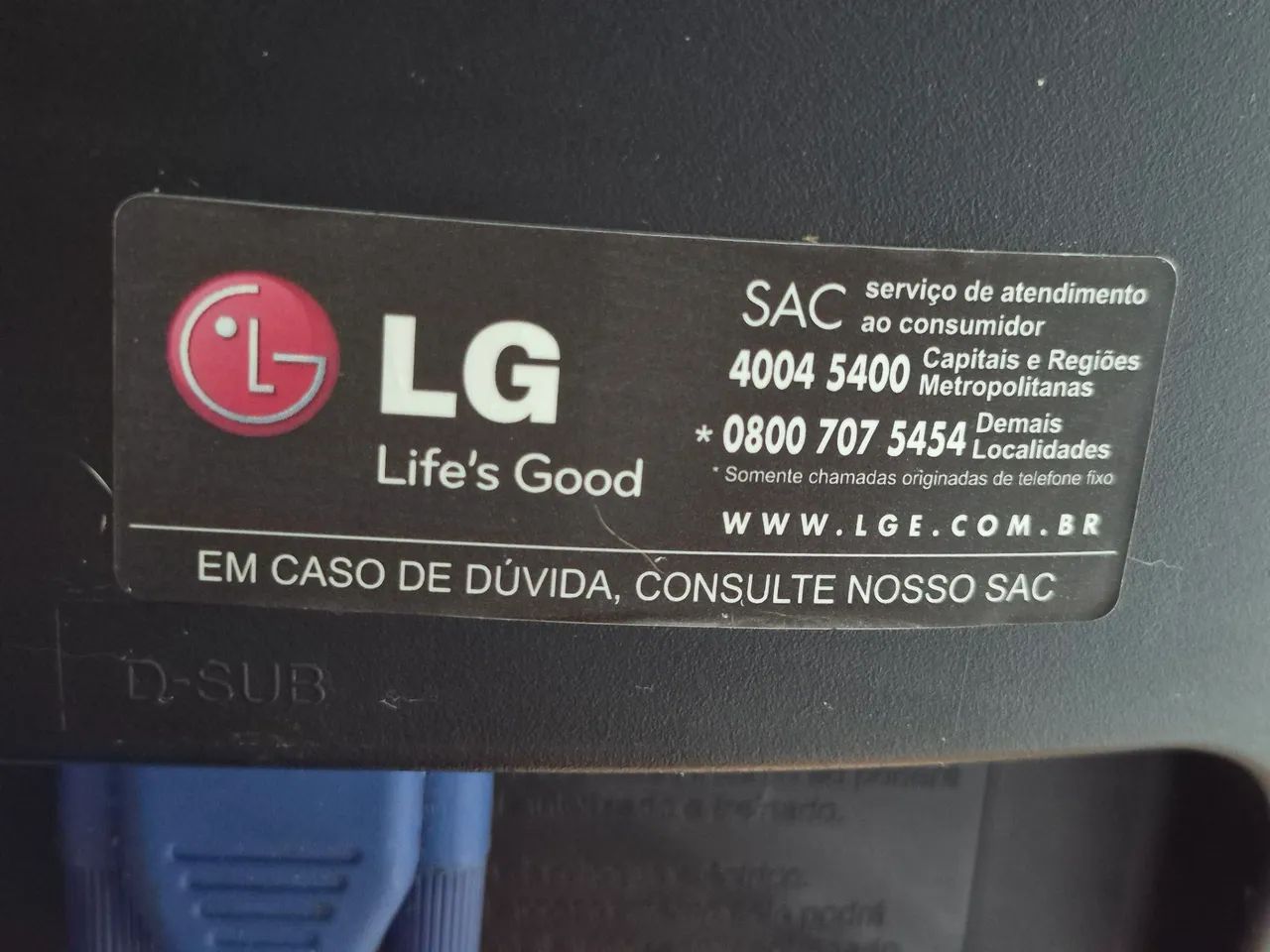 Monitor LG 19 Polegadas - Funcionando - Foto 2
