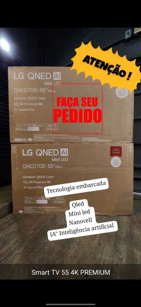 Smart tv 55 QNED MINI LED LG 
