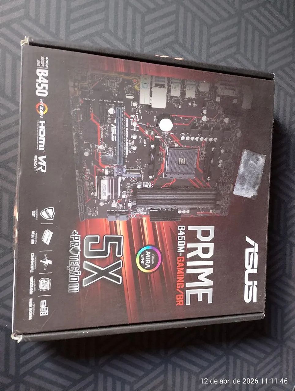 Placa mãe Asus Prime B450M GAMING/BR - Periféricos e Acessórios de