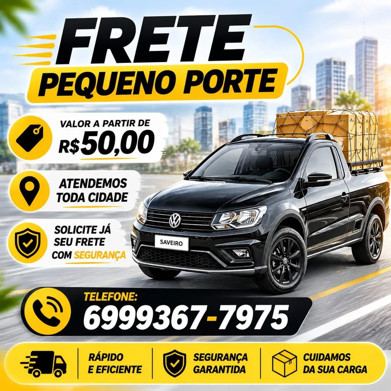 Fazemos FRETE 50