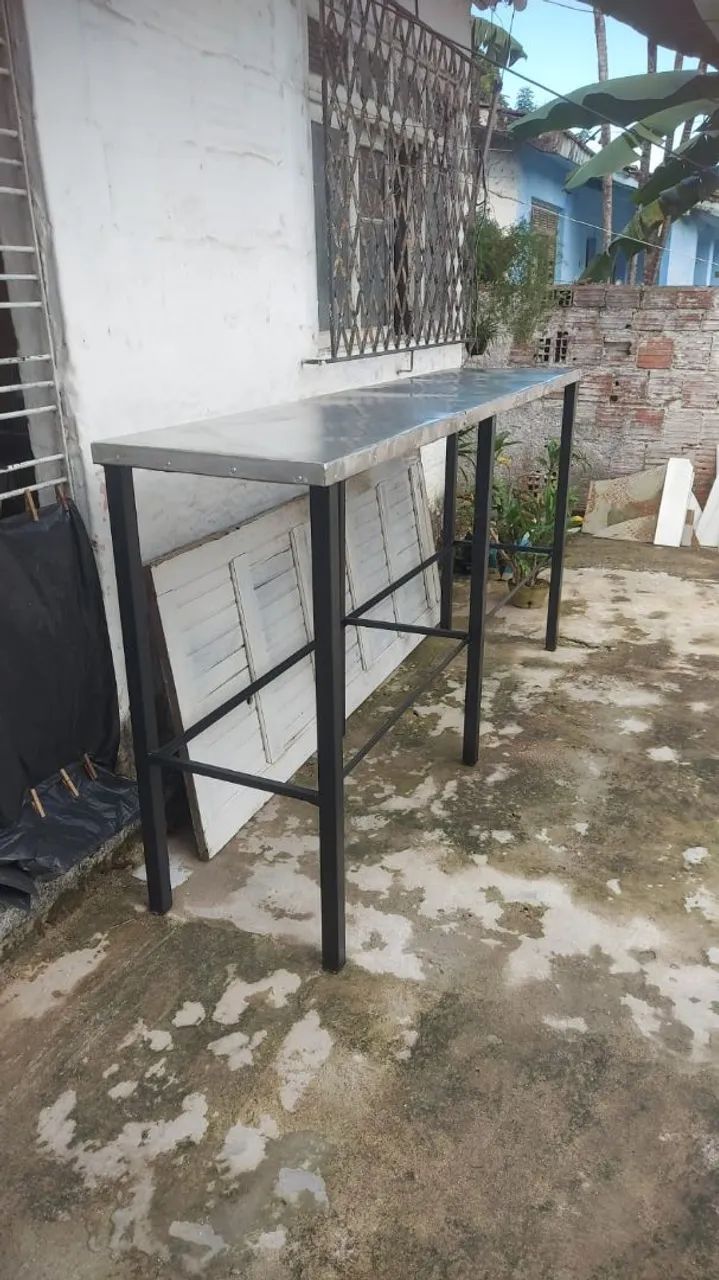 Mesa nova bancada para pizza, para seu comércio 