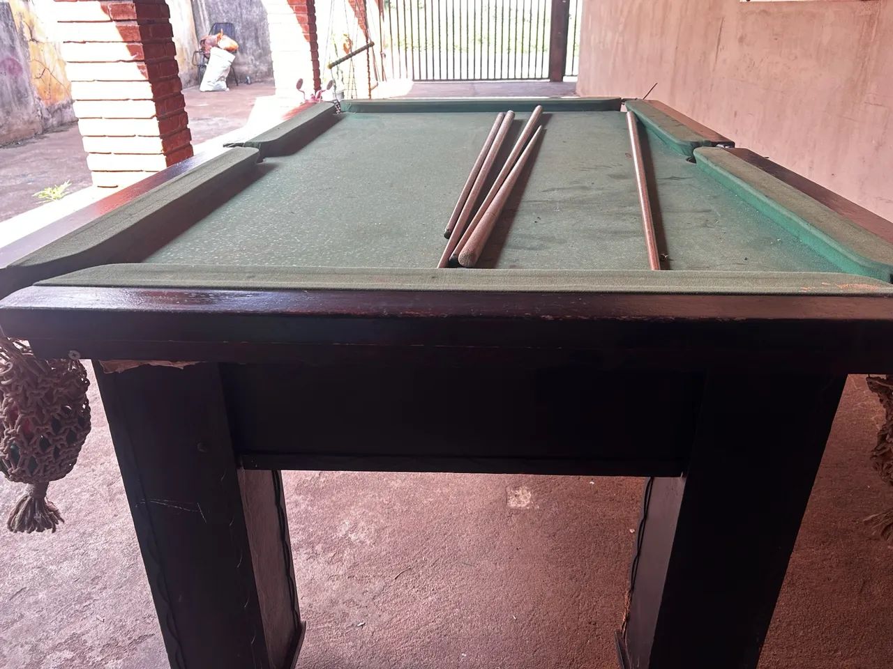 Mesa de bilhar usada 