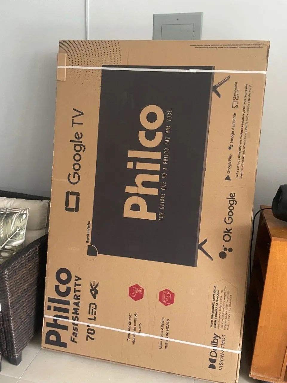 Televisão Philco 70 Polegadas TV nova - Foto 4