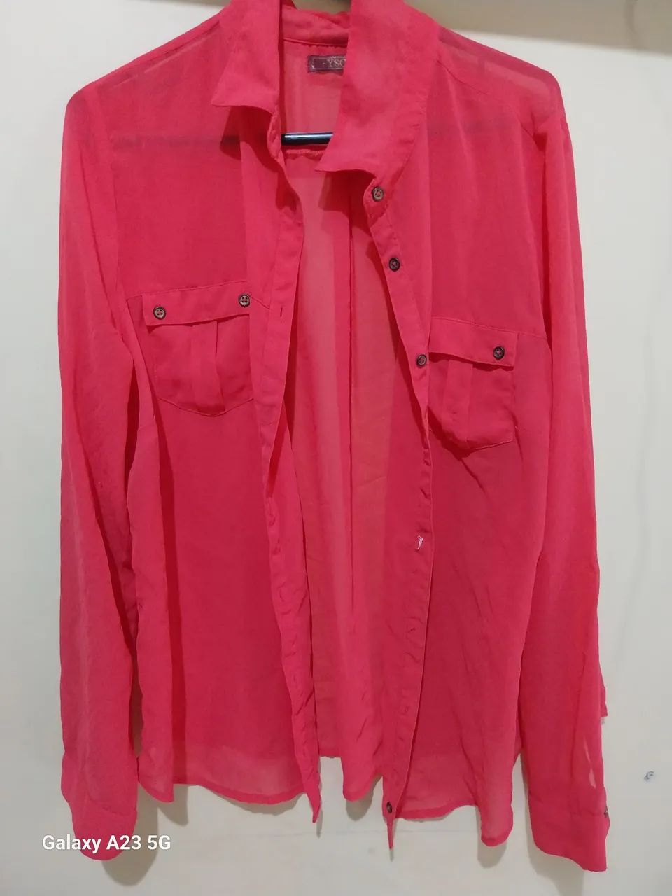 Camisa social - vermelha
