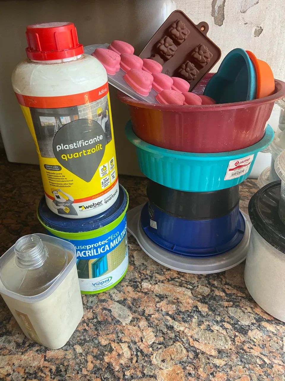 Utensílios para artesanato de concreto - Foto 4