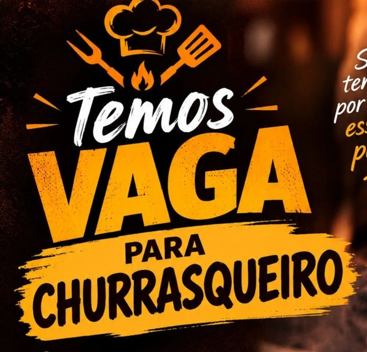 Vaga para churraqueiro