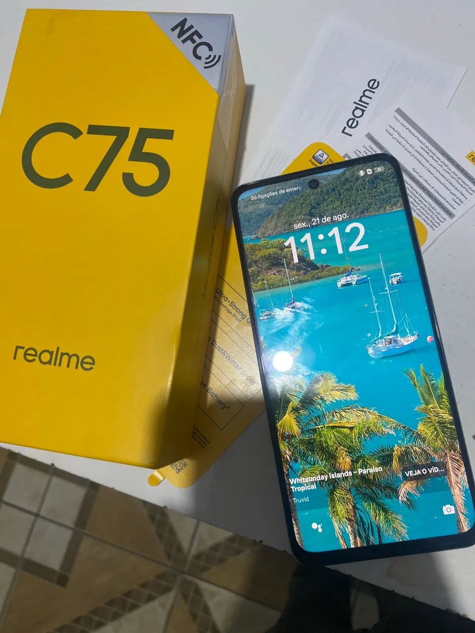 C75-X NOVO NA CAIXA 