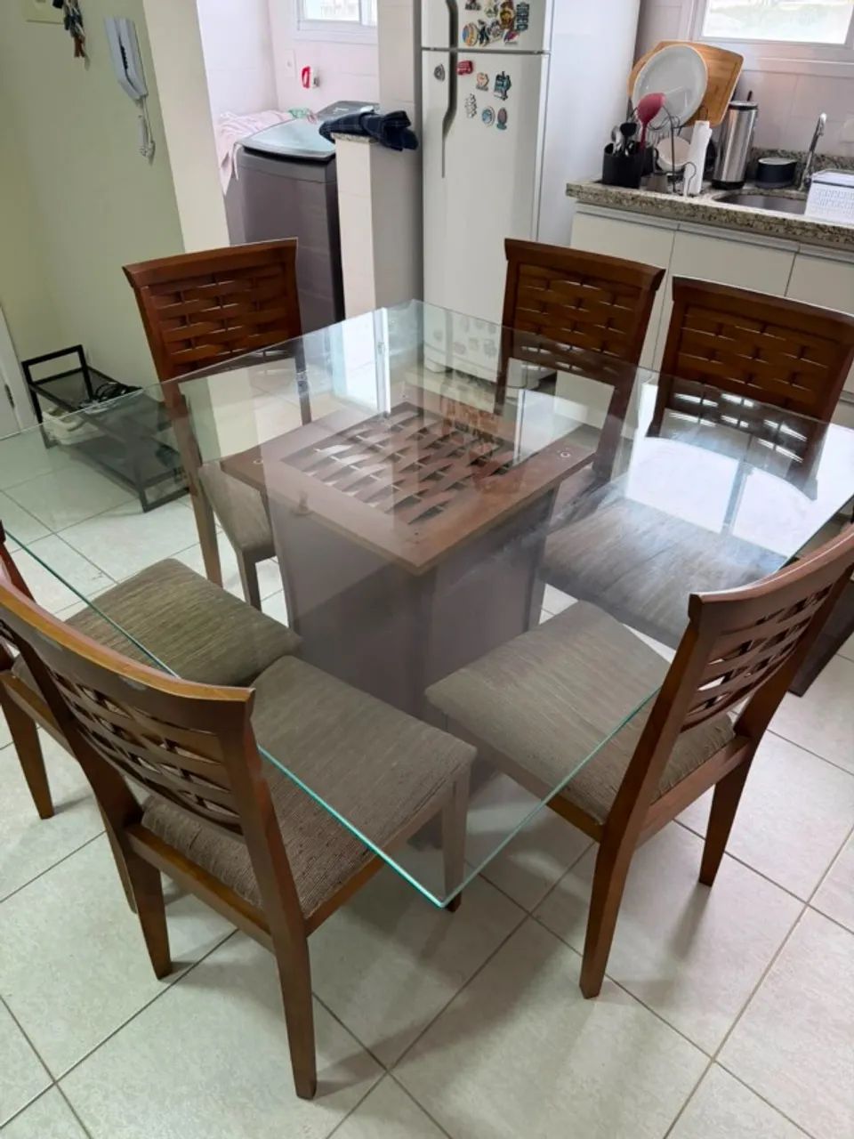 Mesa de Jantar de Vidro - Foto 3