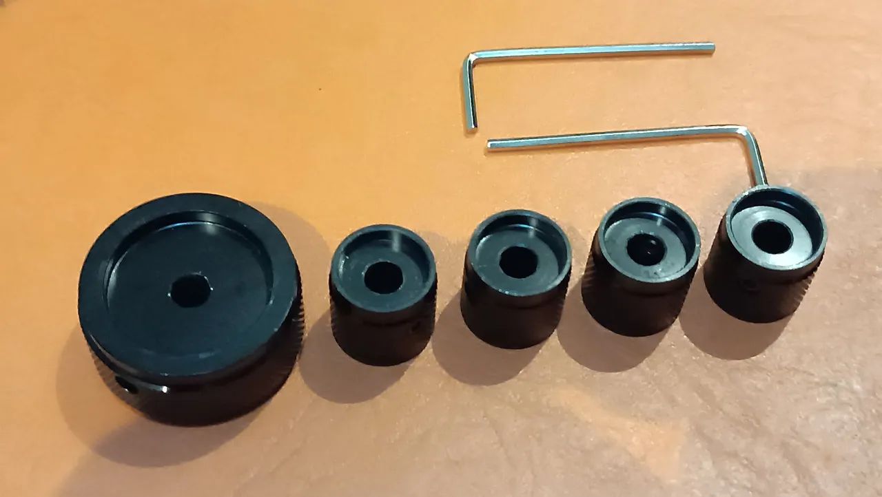 Knobs em metal para amplificadores/receiver - Foto 2